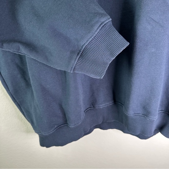 Anine Bing Dark Blue Sweatshirt with White Lettering - Picture 5 of 9
